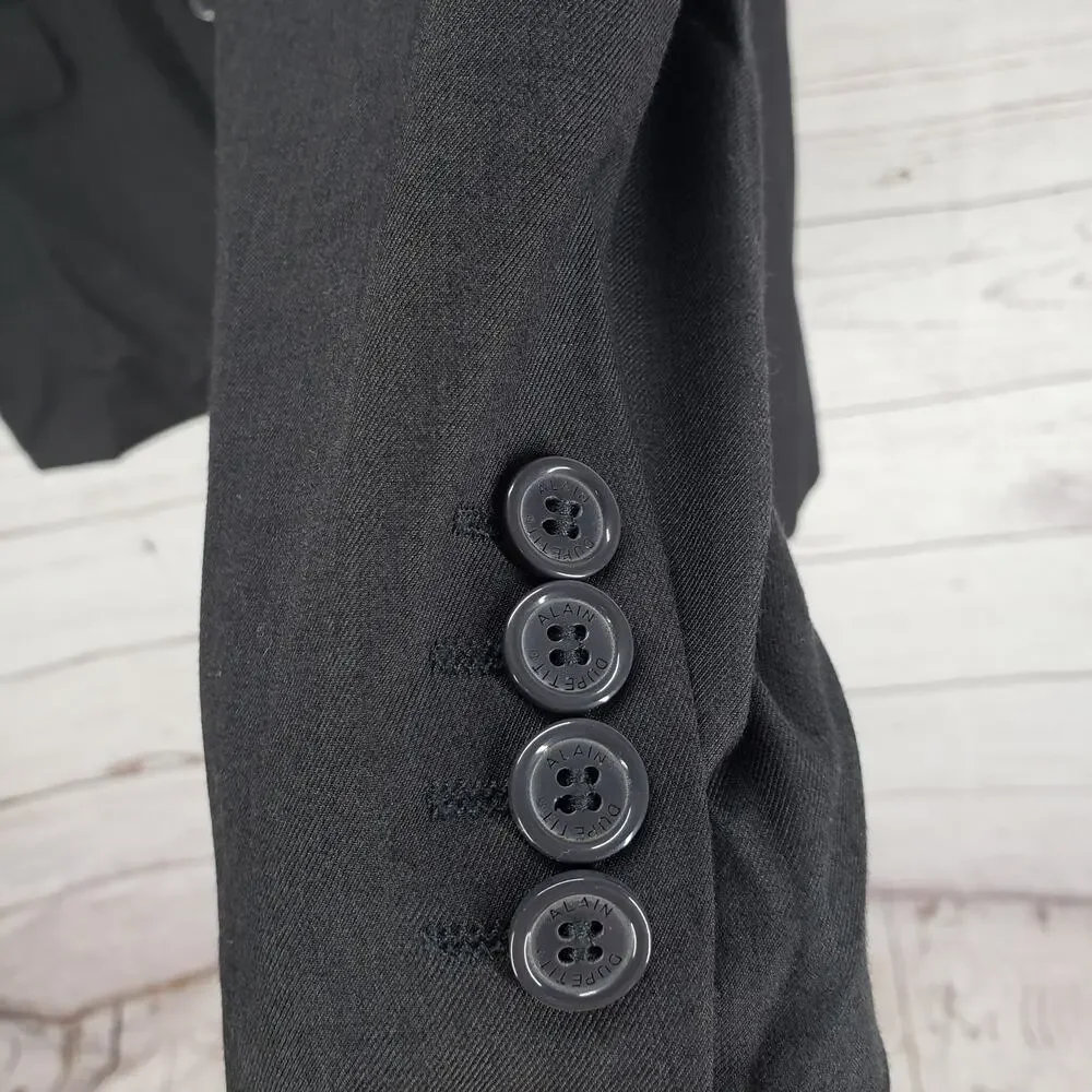 Alain Dupetit Men's Charcoal 2 Button Sportscoat Blazer Jacket Size 50R